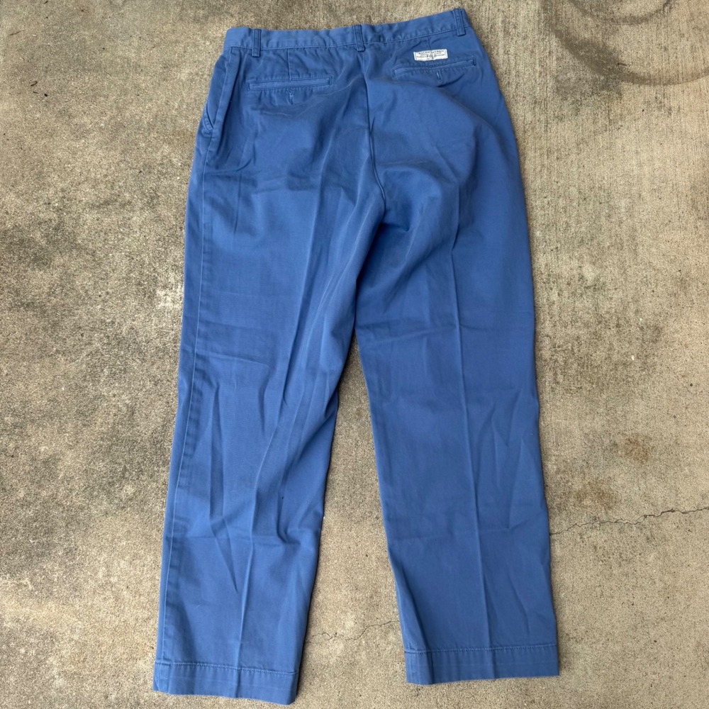 Polo Ralph Lauren Prospect Pant Mens 33x30 Blue Classic Polo Chino Straight Leg - Picture 6 of 11